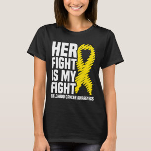 Hennes kamp är min kamp band barncancer utmärkelse t shirt