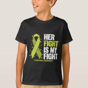 Hennes kamp är min kamp Blodcancer lymfom medveten T Shirt