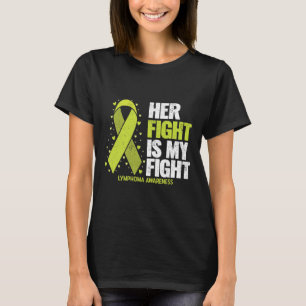 Hennes kamp är min kamp Blodcancer lymfom medveten T Shirt