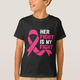 Hennes kamp är min kamp Bröstcancer medvetenhet öv T Shirt