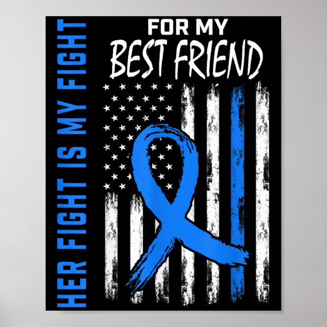 Hennes kamp är min kamp Diabetes Awareness Bes Poster (Framsidan)