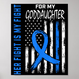 Hennes kamp är min kamp Diabetes Awareness Shirt G Poster