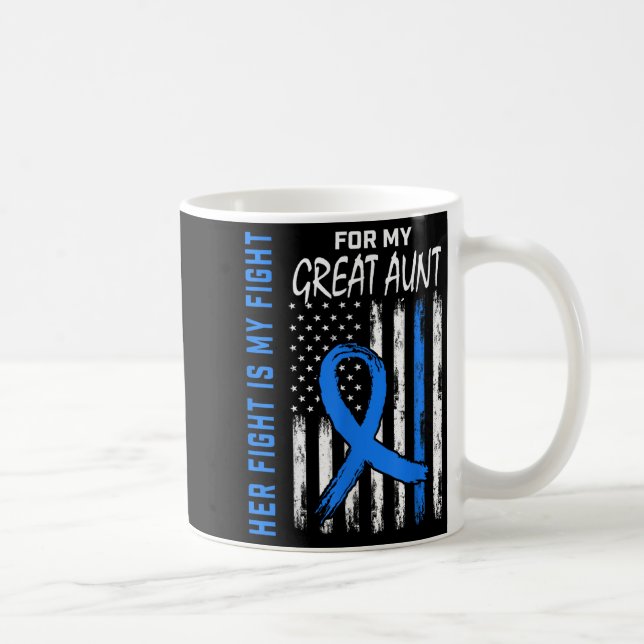 Hennes kamp är min kamp Diabetes Awareness Shirt Kaffemugg (Höger)