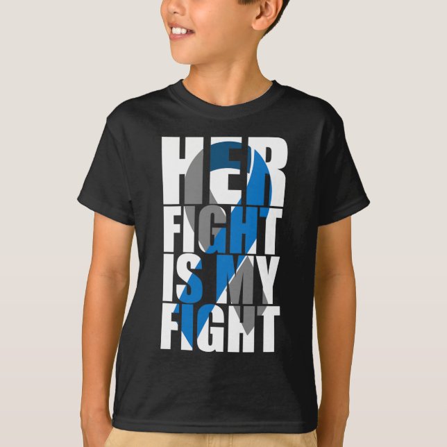 Hennes kamp är min kamp Diabetes T Shirt (Framsida)