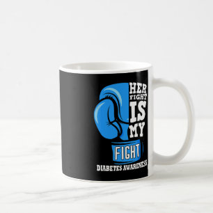 Hennes kamp är min kamp för att bota kärleksdiabet kaffemugg