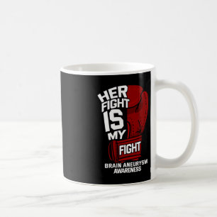 Hennes kamp är min kamp för hjärnans medvetandehöj kaffemugg