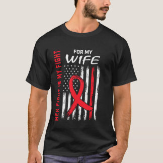 Hennes kamp är min kamp hustru hjärtsjukdom medvet t shirt