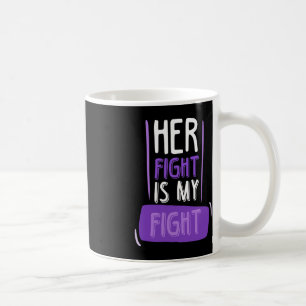 Hennes kamp är min kamp i Chemo Cancer Pancreatic Kaffemugg
