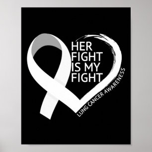 Hennes kamp är min kamp Lungcancermånaden Poster