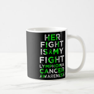 Hennes kamp är min kamp lymfom blodcancer medveten kaffemugg