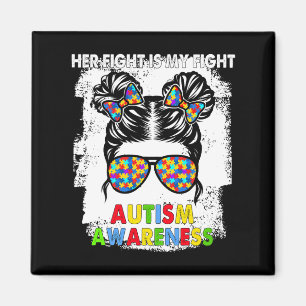 Hennes kamp är min kamp mot autism, medvetandegöra magnet