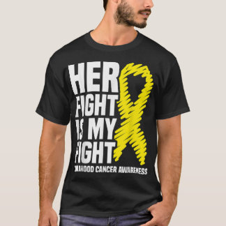 Hennes kamp är min kamp mot barncancer t shirt