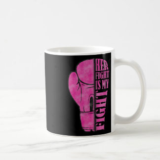 Hennes kamp är min kamp mot bröstcancer, medvetand kaffemugg