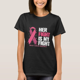 Hennes kamp är min kamp mot bröstcancer, medvetand t shirt