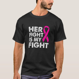 Hennes kamp är min kamp mot bröstcancer, medvetand t shirt