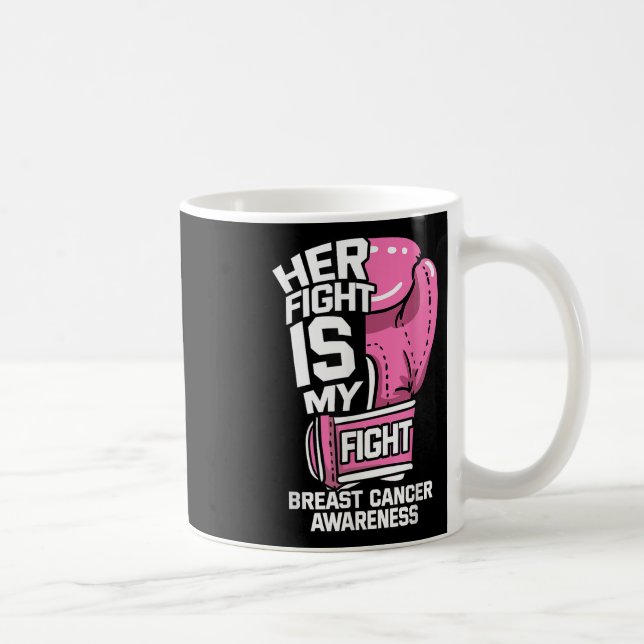 Hennes kamp är min kamp mot brösthandskarna bröstc kaffemugg (Höger)