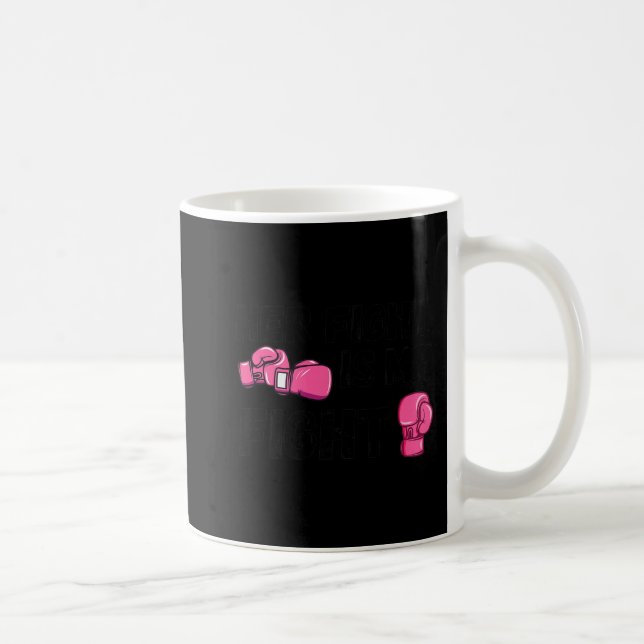 Hennes kamp är min kamp mot brösthandskarna bröstc kaffemugg (Höger)