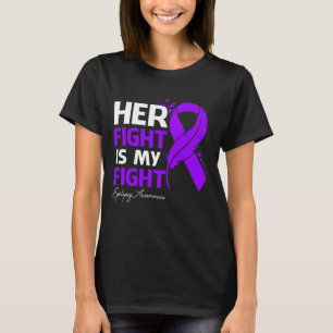 Hennes kamp är min kamp mot epilepsi, medvetandegö t shirt