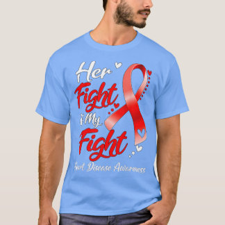 Hennes kamp är min kamp mot hjärt- och kärlsjukdom t shirt
