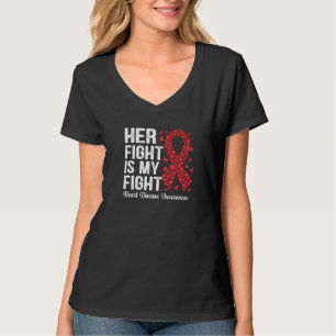 Hennes kamp är min kamp mot hjärtsjukdomar t shirt
