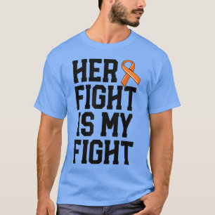 Hennes kamp är min kamp mot leukemi Cancer är Make T Shirt