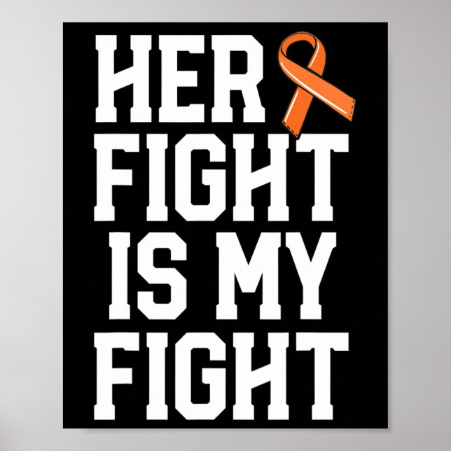 Hennes kamp är min kamp mot leukemi Cancer i Make  Poster (Framsidan)
