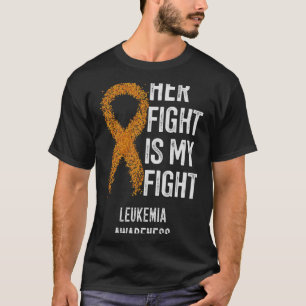 Hennes kamp är min kamp mot leukemi-medvetande, kr t shirt