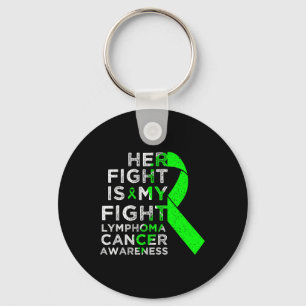 Hennes kamp är min kamp mot lymfom Blood Cancer Aw Nyckelring