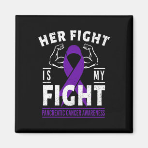 Hennes kamp är min kamp mot pankreascancer-medvete magnet