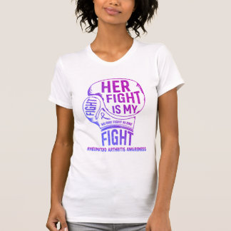 Hennes kamp är min kamp mot reumatoid artrit t shirt