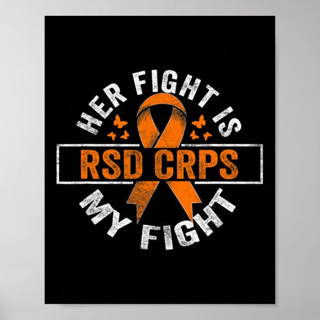 Hennes kamp är min kamp mot RSD Crps Awareness 2 Poster (Framsidan)