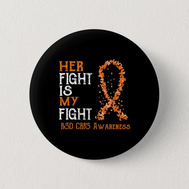 Hennes kamp är min kamp mot RSD Crps Awareness 3 Knapp (Framsida)
