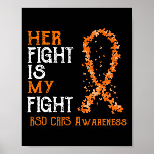 Hennes kamp är min kamp mot RSD CRPS Awareness 3 Poster