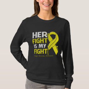 Hennes kamp är min kamp mot SARCOMA AWARENESS Fea T Shirt