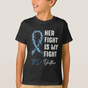 Hennes kamp är min kamp mot typ 1-diabetes. t shirt