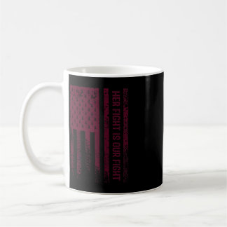 Hennes kamp är min kamp - "Ribbon Heart Brain Aneu Kaffemugg