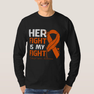 Hennes kamp är min "KIDNEY CANCER AWARENESS Febe" T Shirt
