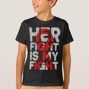 Hennes kamp är min medfödda hjärtedefekt Supp T Shirt