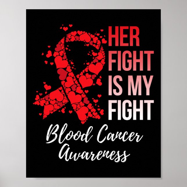 Hennes kamp är min medvetenhet om blodcancer 6 poster (Framsidan)