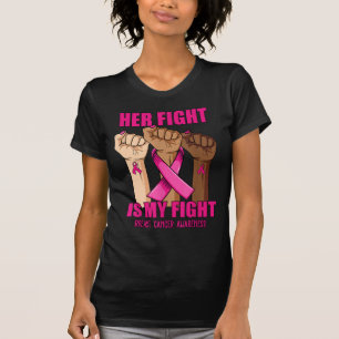 Hennes kamp är min medvetenhet om bröstcancer t shirt