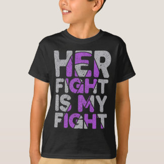 Hennes kamp är min medvetenhet om epilepsi i kampe t shirt