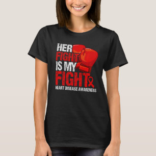 Hennes kamp är min medvetenhet om hjärtsjukdomar t shirt