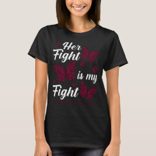 Hennes kamp är min "Sickle Cell Anemia Awareness" T Shirt