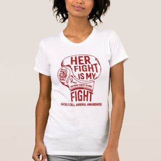 Hennes kamp är min "Sickle Cell Anemia Awareness" T Shirt