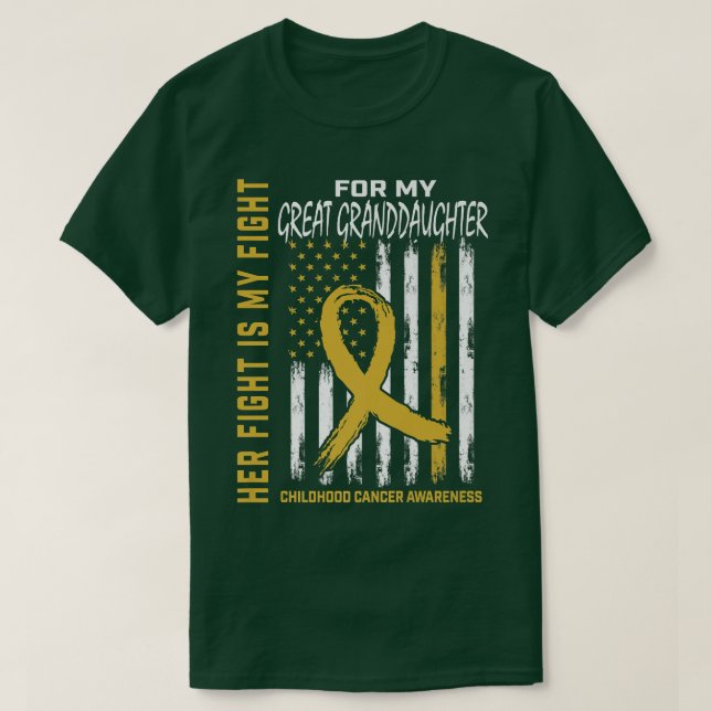 Hennes kamp är min Underbara mordotter Childhoo T Shirt (Design framsida)