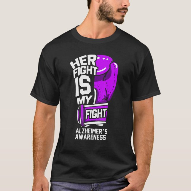 Hennes kamp är mitt stöd för kampen och spridninge t shirt (Framsida)