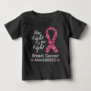 Hennes kamp är vår kamp Bröstcancermedvetande T Shirt