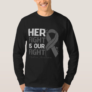 Hennes kamp är vår kamp DYSLEXIA AWARENESS Ribbo T Shirt