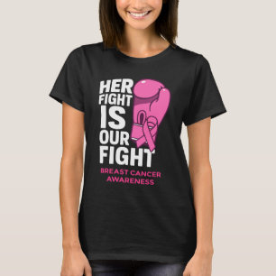 Hennes kamp är vår kamp - medvetenheten om bröstca t shirt