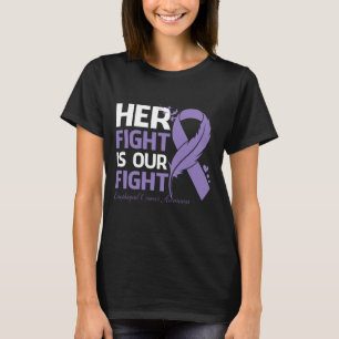 Hennes kamp är vår kamp mot ESOPHAGEAL CANCER AWAR T Shirt
